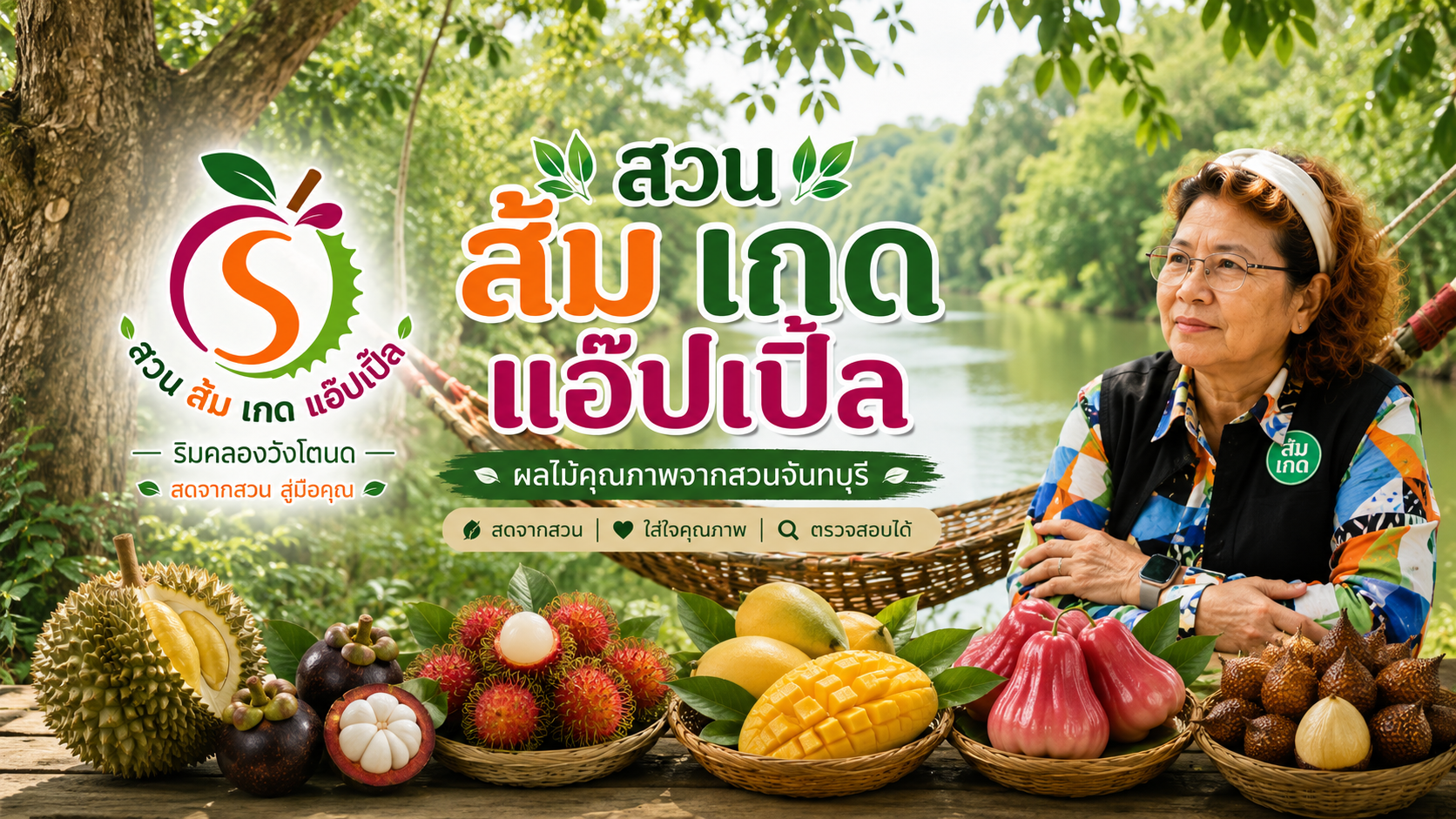 สวน ส้ม เกด แอ๊ปเปิ้ล