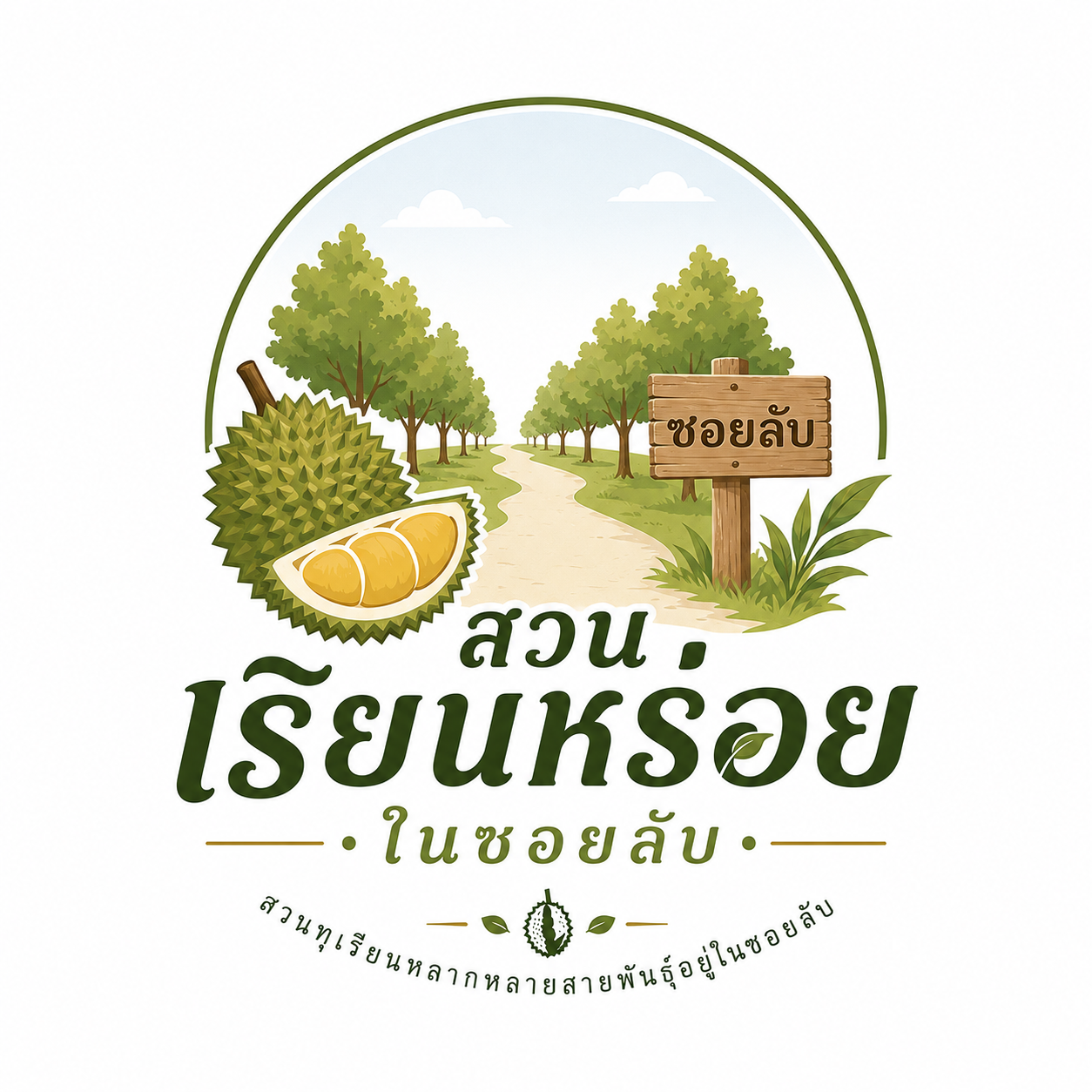 โลโก้ สวนเรียนหร่อยในซอยลับ